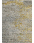LOOMLAN Rugs Oronte Gray Washable Indoor-Outdoor Rug