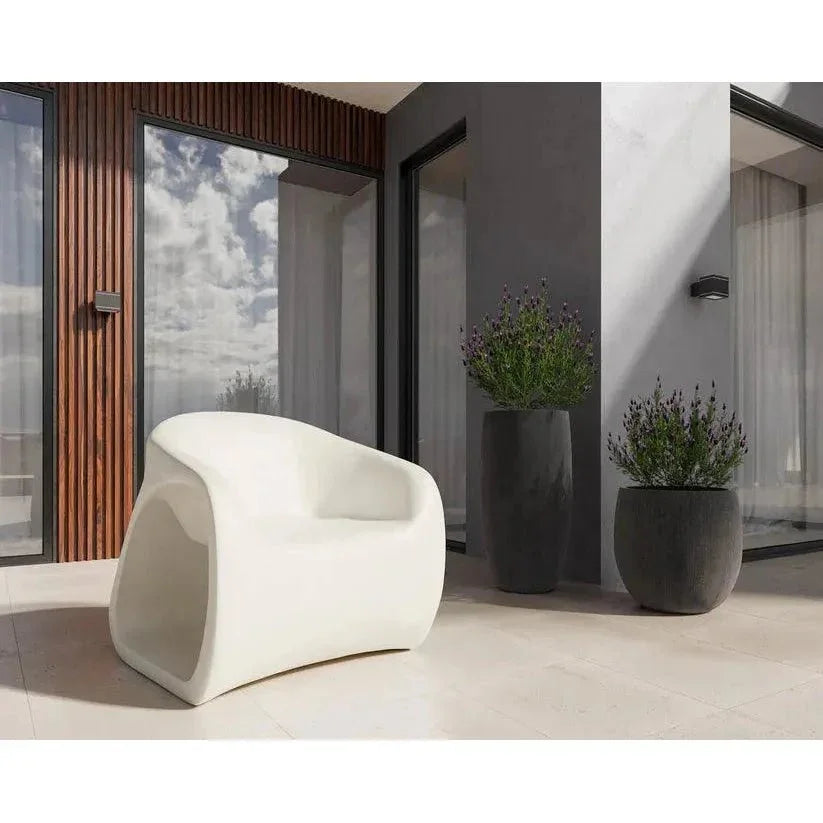 SUNPAN Orson Concrete Outdoor Lounge Chair