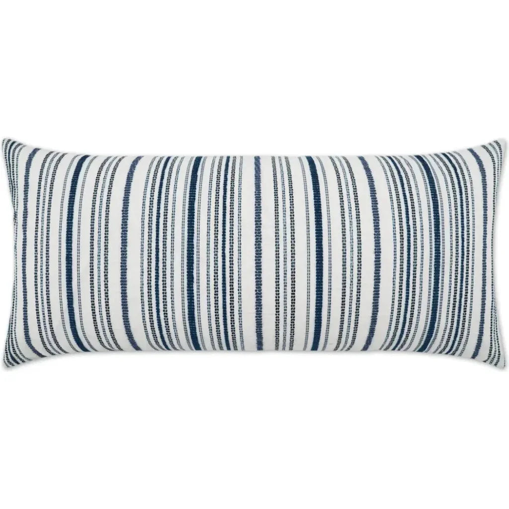 Outdoor Accola Lumbar Pillow - Indigo - LOOMLAN - D.V. Kap - Outdoor Pillows