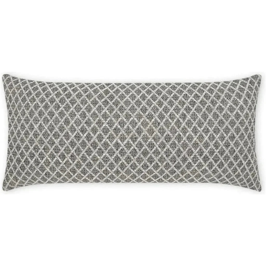 Outdoor Ambree Lumbar Pillow - Ebony - LOOMLAN - D.V. Kap - Outdoor Pillows