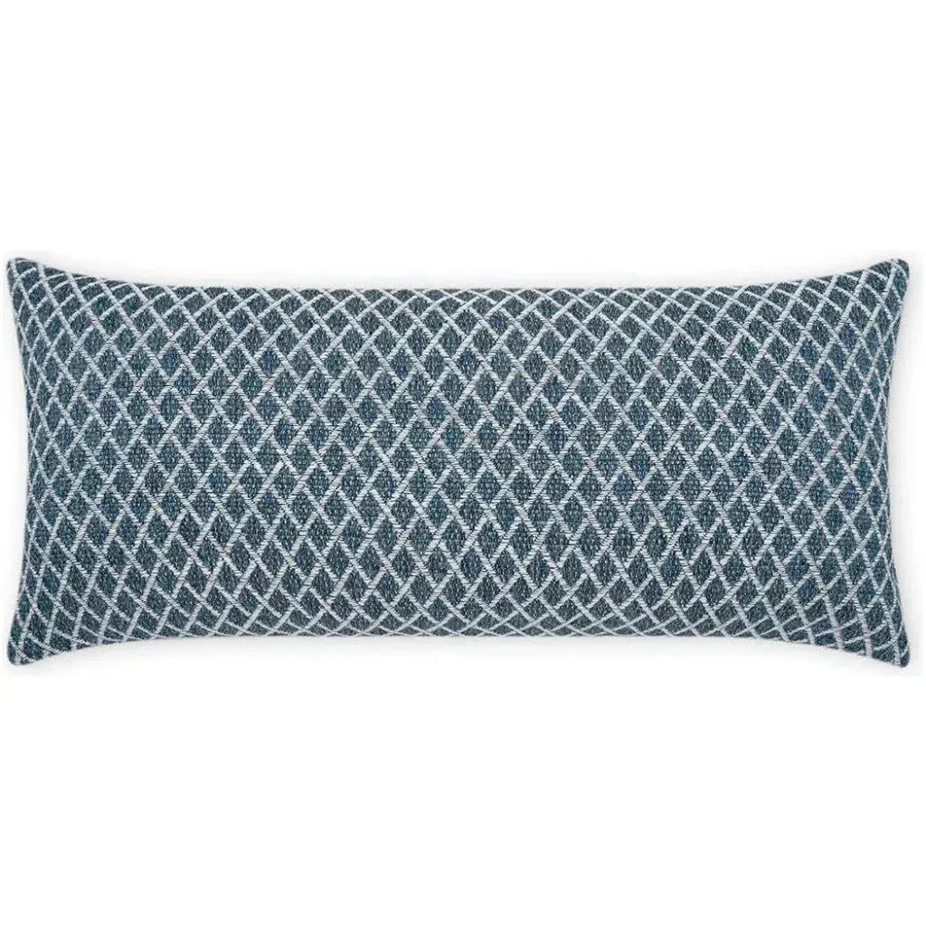 Outdoor Ambree Lumbar Pillow - Indigo - LOOMLAN - D.V. Kap - Outdoor Pillows