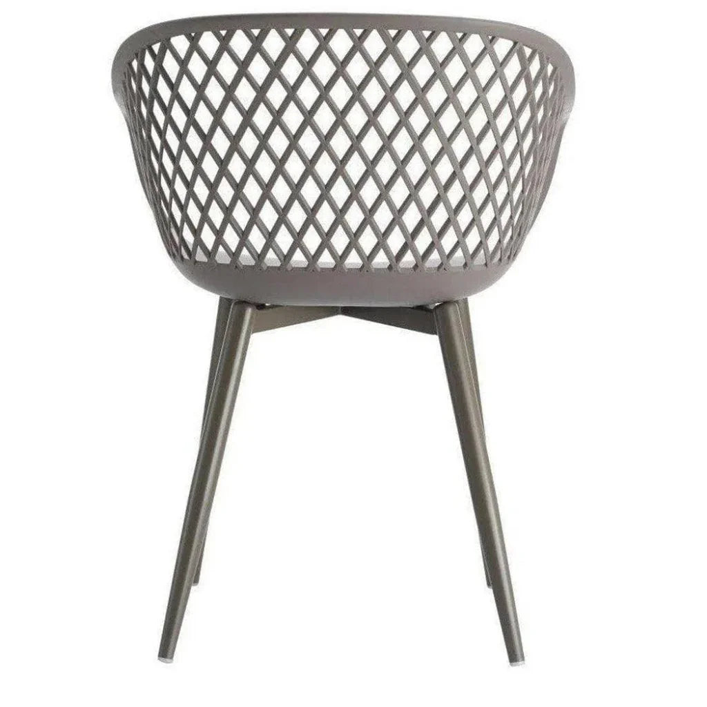 Outdoor Chair Grey Set - LOOMLAN - Moe&#39;s Home - Outdoor Accent Chairs