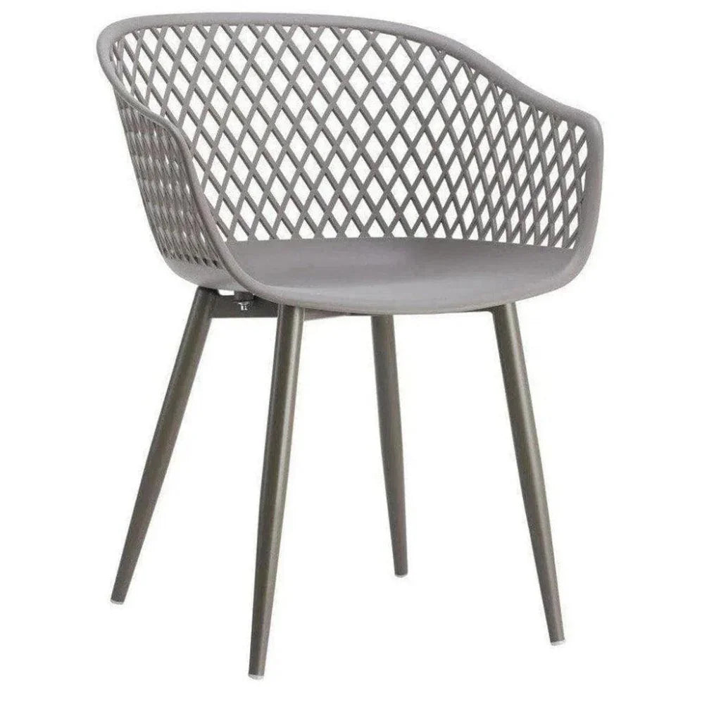 Outdoor Chair Grey Set - LOOMLAN - Moe&#39;s Home - Outdoor Accent Chairs