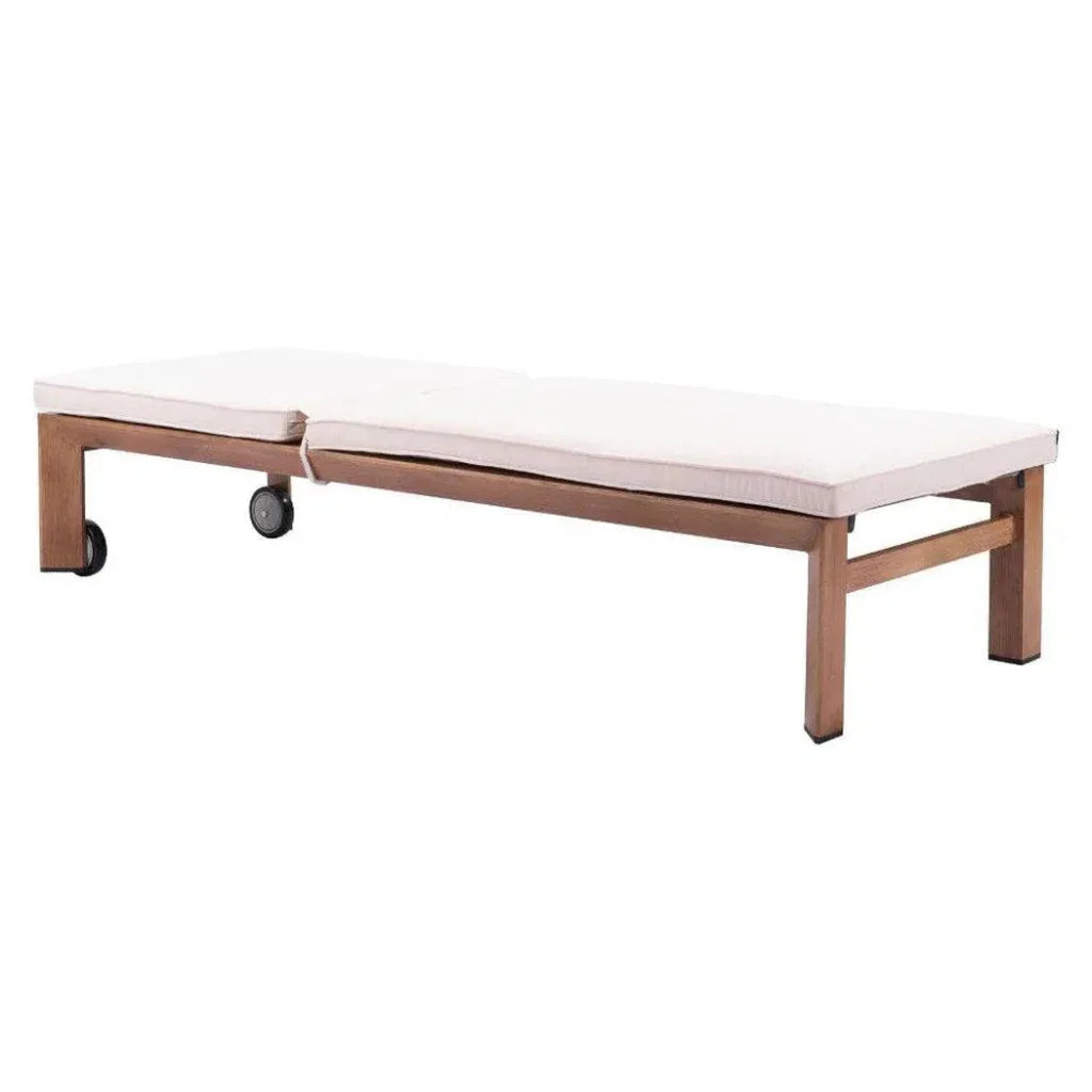 Outdoor Chaise Lounge Aluminum Water Resistant Olefin - LOOMLAN - Zuo Modern - Outdoor Chaises