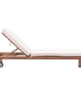 Outdoor Chaise Lounge Aluminum Water Resistant Olefin - LOOMLAN - Zuo Modern - Outdoor Chaises