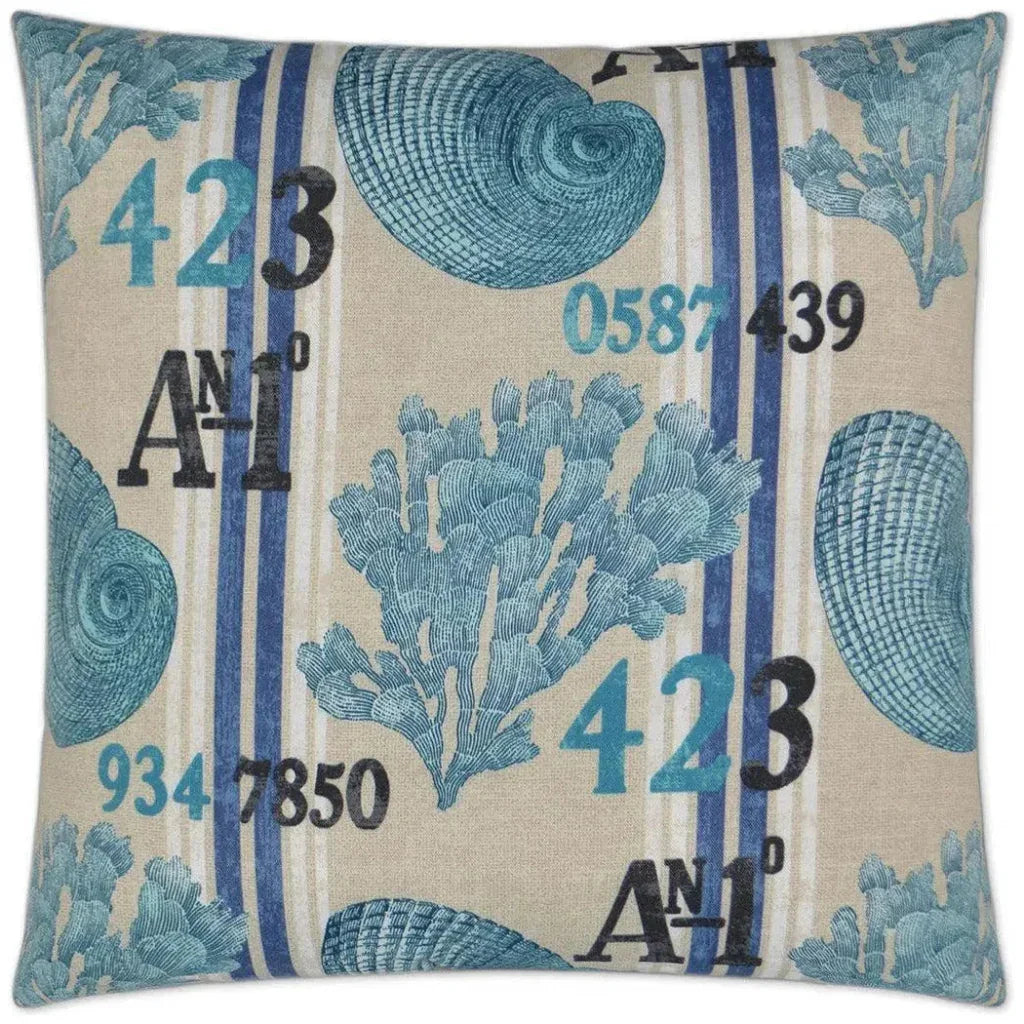 Outdoor Cook Sisle Pillow - Ocean - LOOMLAN - D.V. Kap - Outdoor Pillows