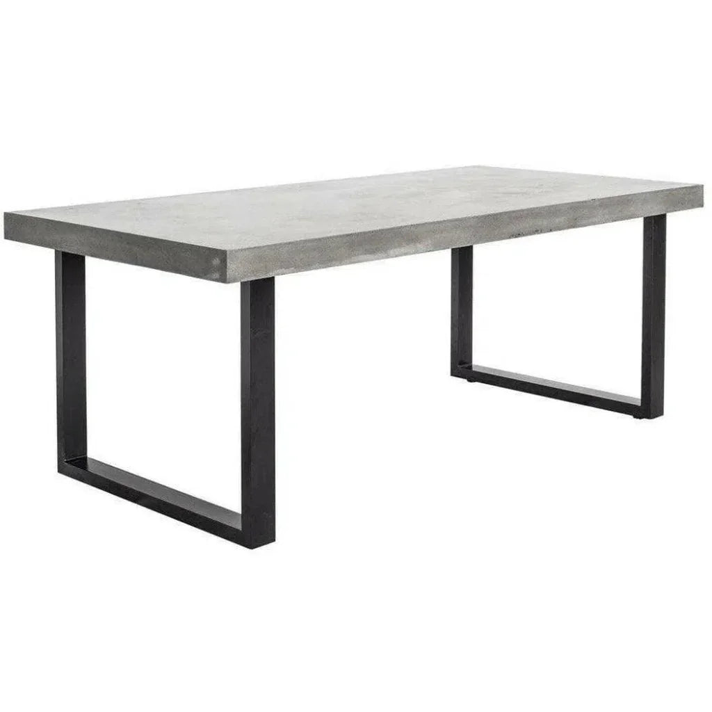 Moe's Home Outdoor Dining Table Large Grey