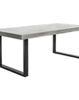 Moe's Home Outdoor Dining Table Large Grey