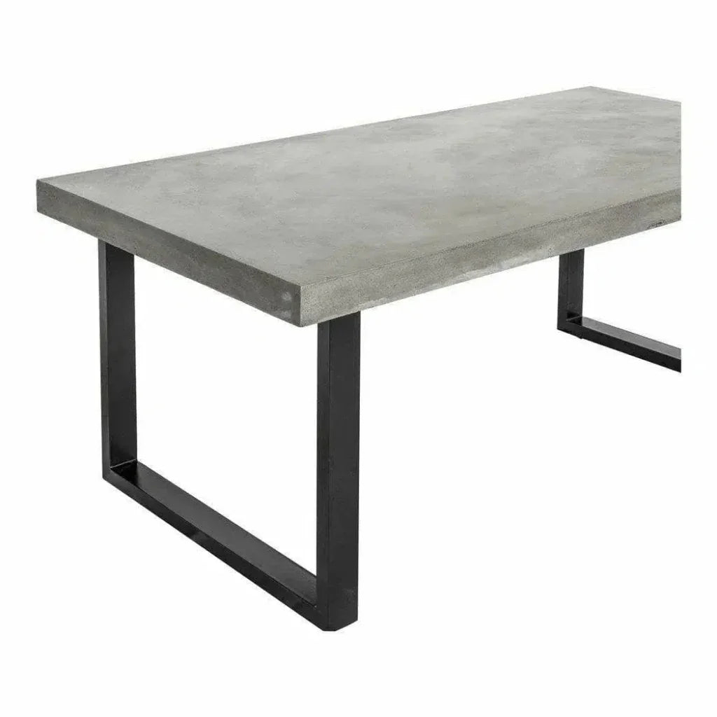 Moe's Home Outdoor Dining Table Large Grey