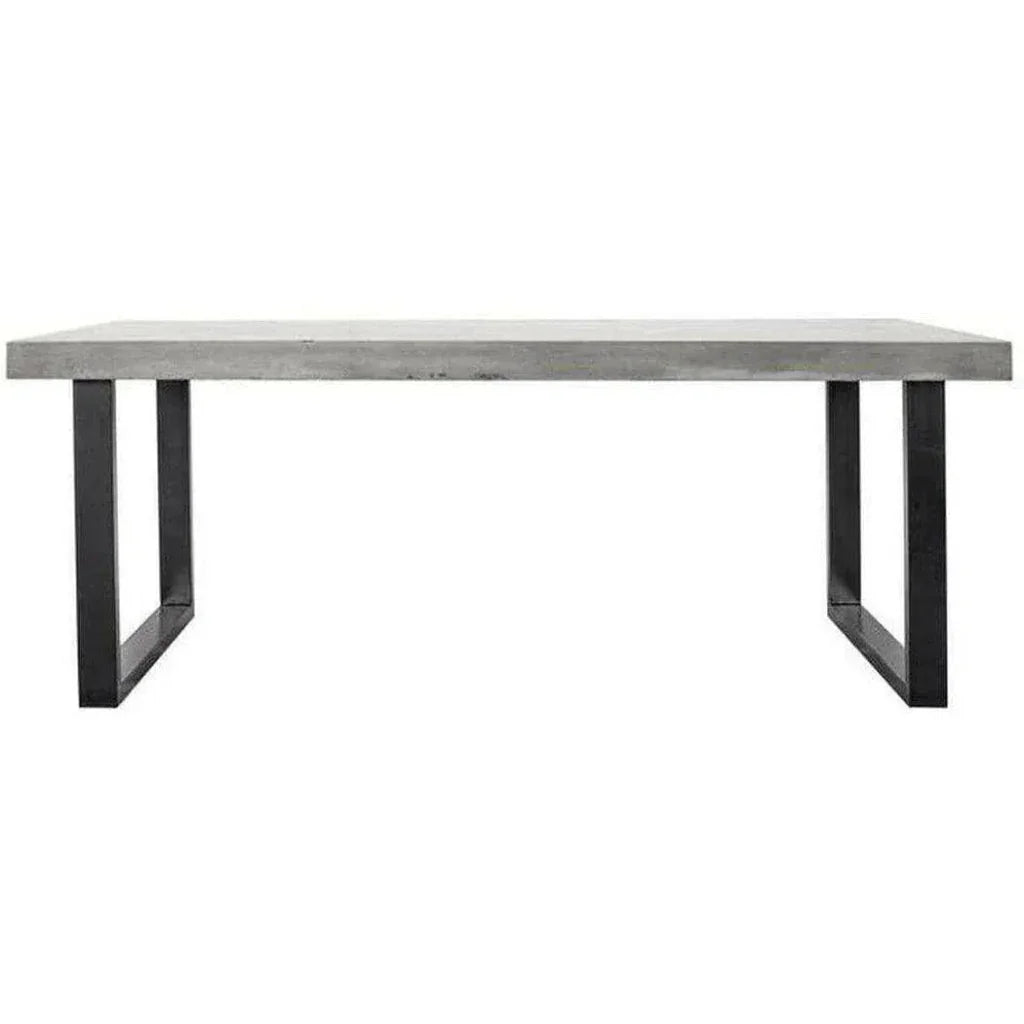 Moe's Home Outdoor Dining Table Large Grey