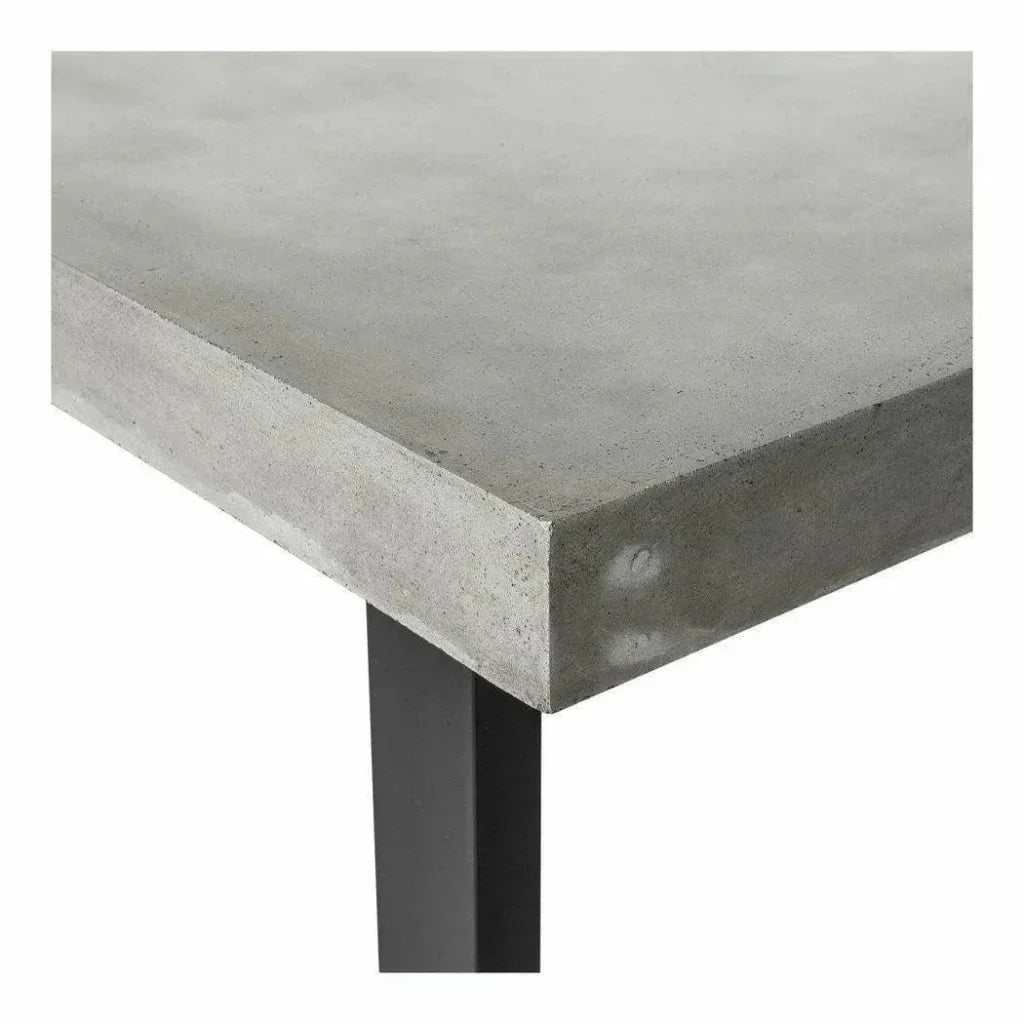 Moe's Home Outdoor Dining Table Large Grey