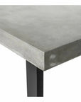 Moe's Home Outdoor Dining Table Large Grey