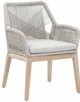 Outdoor Loom Rope Dining Arm Chair 2PC Rope - LOOMLAN - Essentials For Living - Outdoor Dining Chairs
