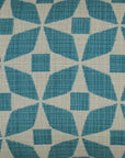 Outdoor Marquee Lumbar Pillow - Turquoise - LOOMLAN - D.V. Kap - Outdoor Pillows
