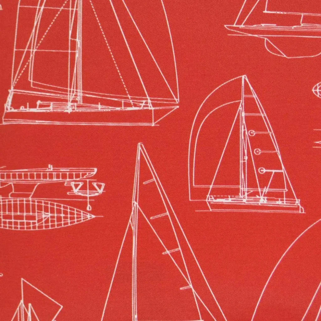 Outdoor Sailing Pillow - Red - LOOMLAN - D.V. Kap - Outdoor Pillows