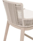Overlay Olefin Fabric Outdoor Counter Stool - LOOMLAN - Essentials For Living - Outdoor Counter Stools