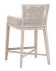 Overlay Olefin Fabric Outdoor Counter Stool - LOOMLAN - Essentials For Living - Outdoor Counter Stools
