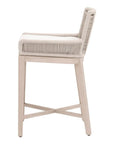 Overlay Olefin Fabric Outdoor Counter Stool - LOOMLAN - Essentials For Living - Outdoor Counter Stools