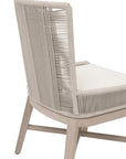 Overlay Olefin Fabric Outdoor Dining Chair (Set of 2) - LOOMLAN - Essentials For Living - Outdoor Dining Chairs