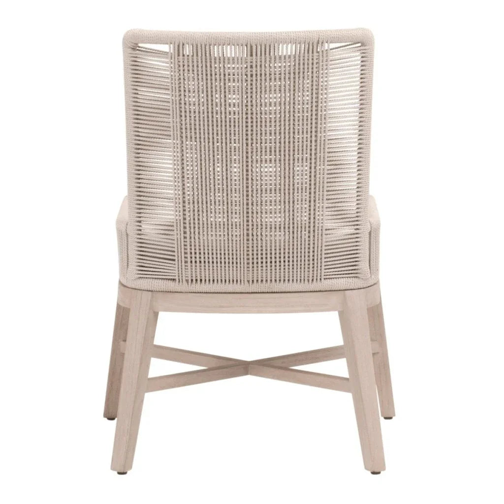 Overlay Olefin Fabric Outdoor Dining Chair (Set of 2) - LOOMLAN - Essentials For Living - Outdoor Dining Chairs