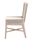 Overlay Olefin Fabric Outdoor Dining Chair (Set of 2) - LOOMLAN - Essentials For Living - Outdoor Dining Chairs
