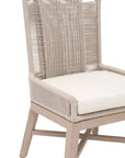 Overlay Olefin Fabric Outdoor Dining Chair (Set of 2) - LOOMLAN - Essentials For Living - Outdoor Dining Chairs