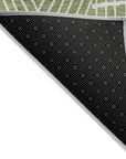 LOOMLAN Rugs Owen Green Washable Indoor-Outdoor Rug