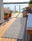 LOOMLAN Rugs Owen Grey Washable Indoor-Outdoor Rug