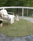 LOOMLAN Rugs Owen Olive Washable Indoor-Outdoor Rug