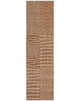 LOOMLAN Rugs Owen Orange Washable Indoor-Outdoor Rug