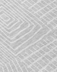 LOOMLAN Rugs Owen Silver Washable Indoor-Outdoor Rug