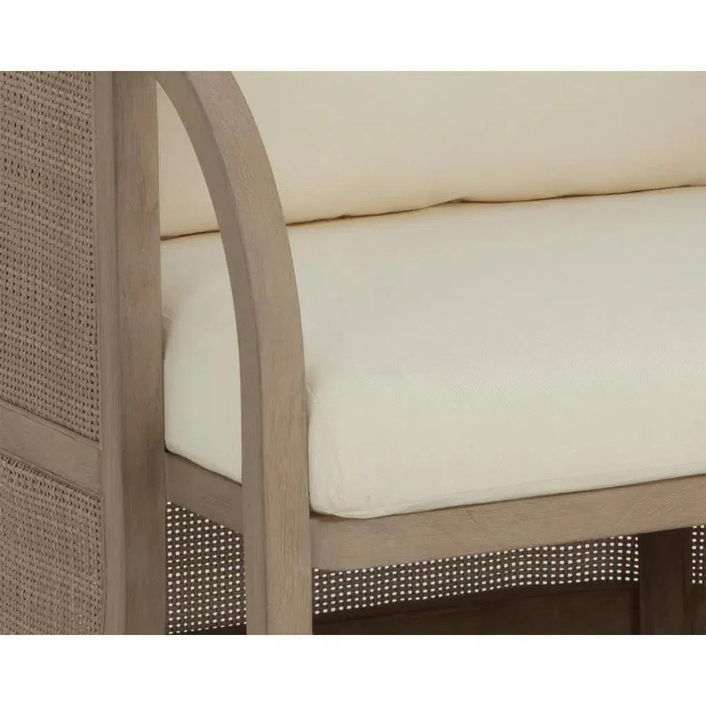 Palermo Fabric Outdoor Lounge Chair - LOOMLAN - SUNPAN - Outdoor Lounge Chairs