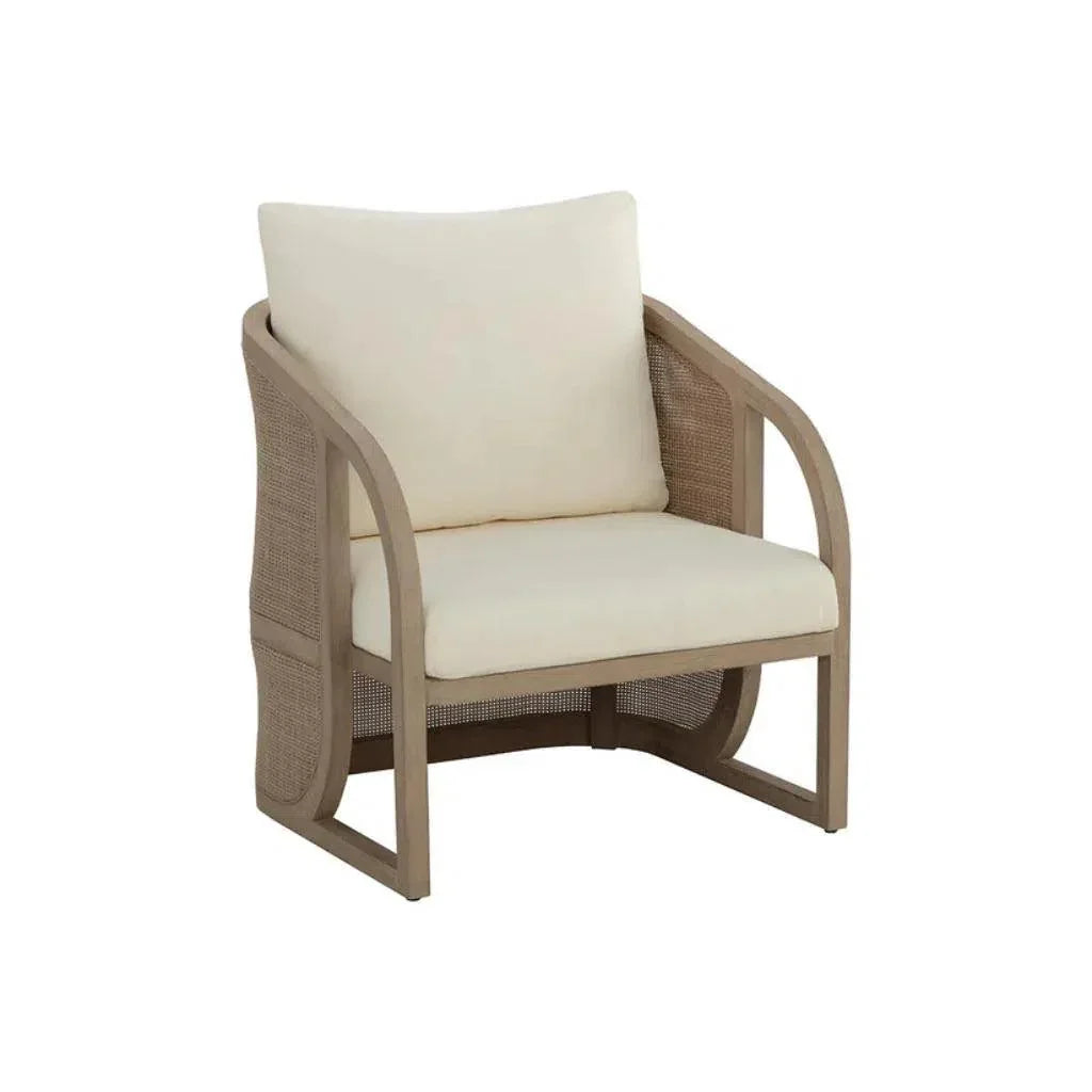 Palermo Fabric Outdoor Lounge Chair - LOOMLAN - SUNPAN - Outdoor Lounge Chairs
