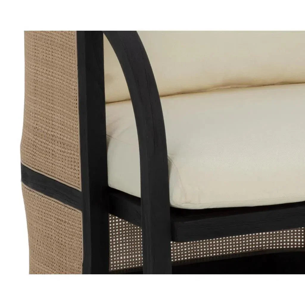 Palermo Fabric Outdoor Lounge Chair - LOOMLAN - SUNPAN - Outdoor Lounge Chairs