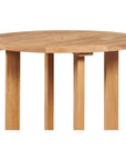 Palm 3 - Piece Round Bar Height Teak Outdoor Dining Set - LOOMLAN - HiTeak - Outdoor Dining Sets