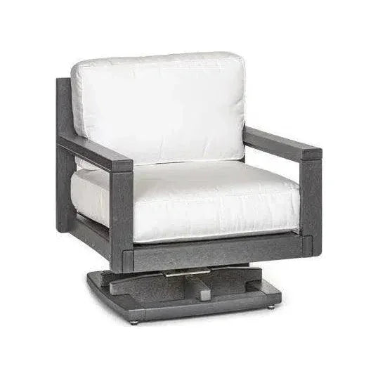 Palm Beach Poly Lumber Fire Pit Table Set Club Chairs - LOOMLAN - Breezesta - Outdoor Lounge Sets