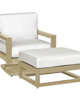Palm Beach Poly Lumber Rocker Chair & Ottoman Set - LOOMLAN - Breezesta - Outdoor Lounge Sets