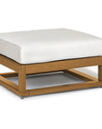 Palm Beach Poly Lumber Square Ottoman Sunbrella Cushion - LOOMLAN - Breezesta - Outdoor Ottomans