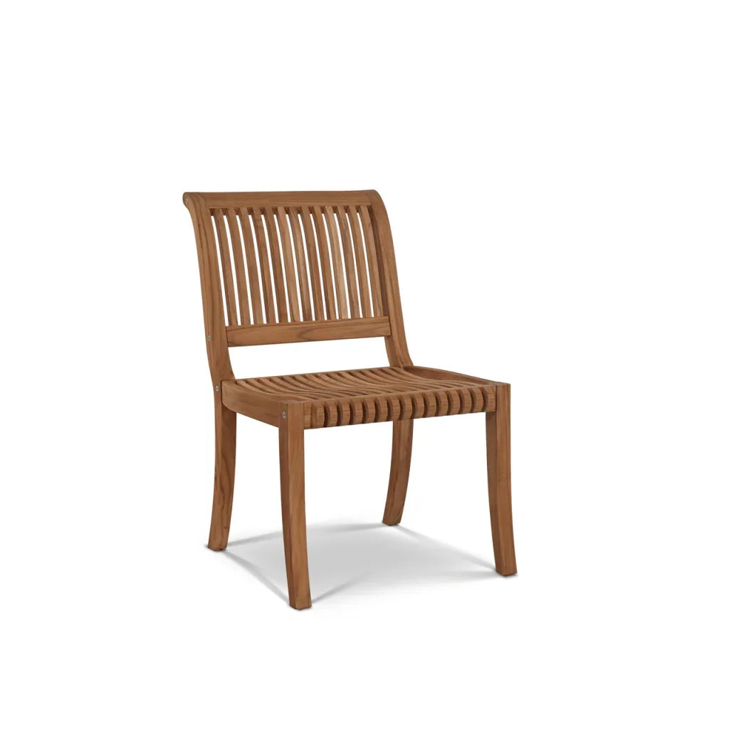 Palm Teak Patio Round Dining Set 5 PC - LOOMLAN - HiTeak - Outdoor Dining Sets