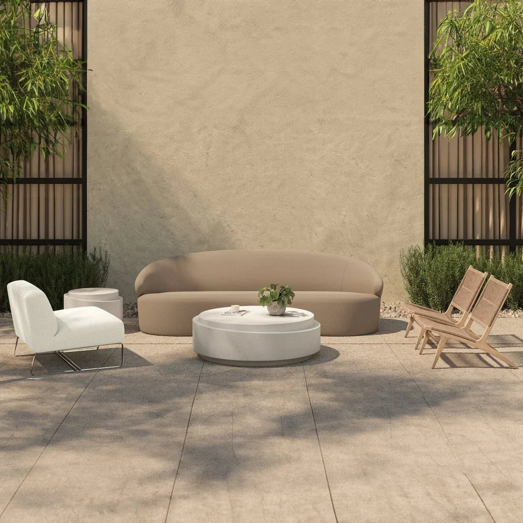 Palma Teak Weather - Resistant Outdoor Lounge Chair - LOOMLAN - Moe&#39;s Home - Outdoor Lounge Chairs