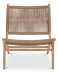 Palma Teak Weather - Resistant Outdoor Lounge Chair - LOOMLAN - Moe's Home - Outdoor Lounge Chairs