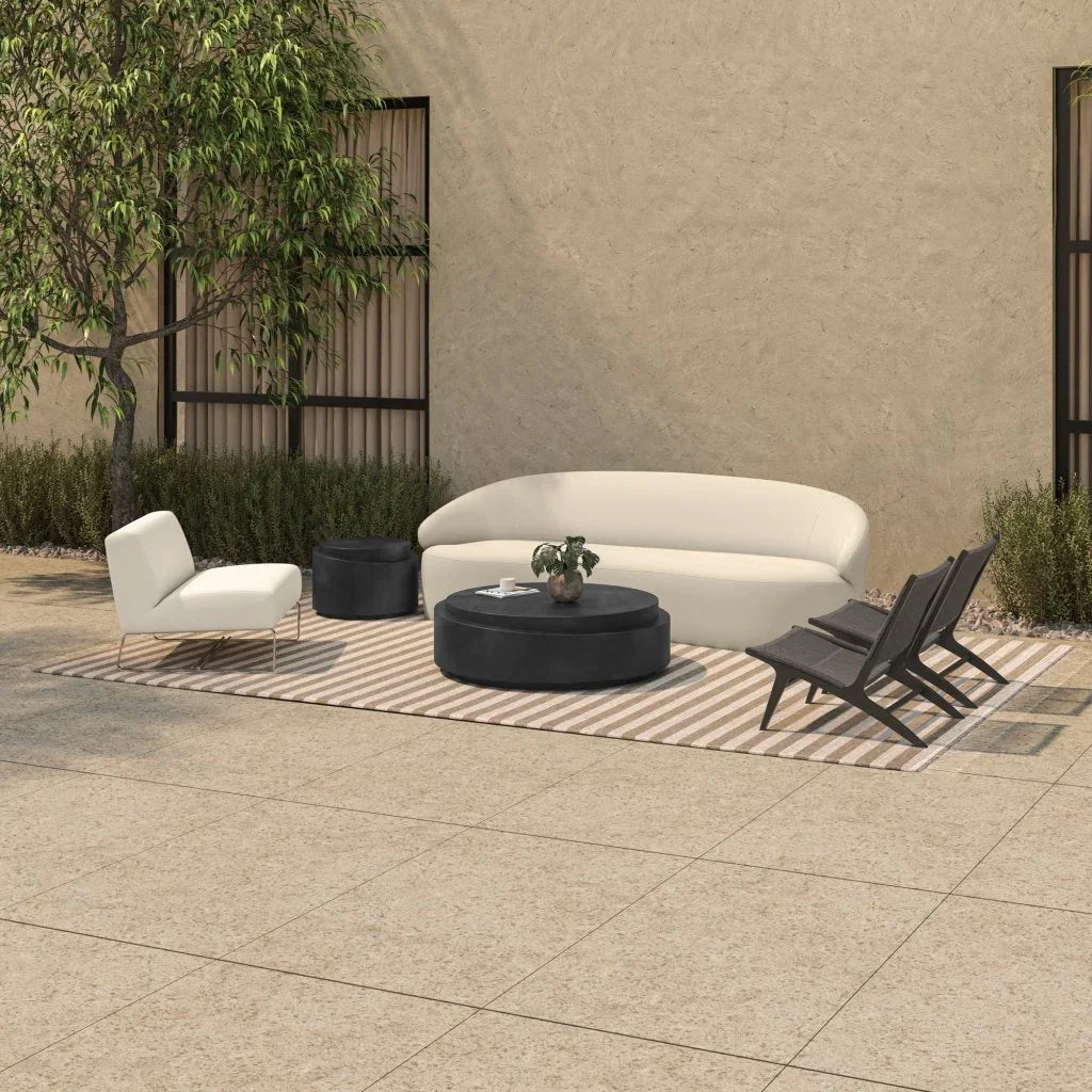 Palma Teak Weather - Resistant Outdoor Lounge Chair - LOOMLAN - Moe's Home - Outdoor Lounge Chairs