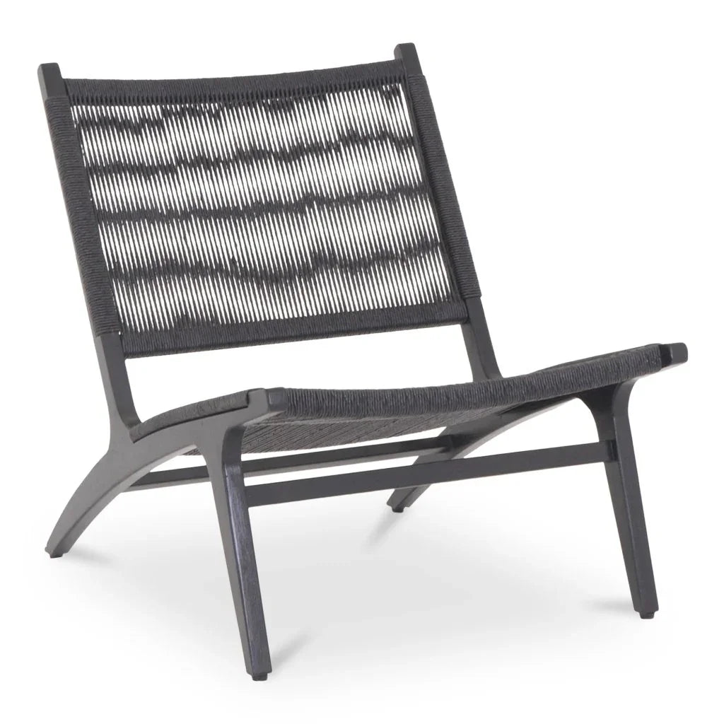 Palma Teak Weather - Resistant Outdoor Lounge Chair - LOOMLAN - Moe's Home - Outdoor Lounge Chairs