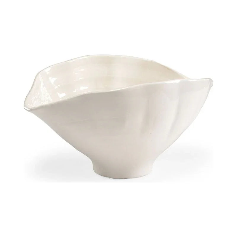 Park Lane White Glazed Italian Ceramic Planter - LOOMLAN - Chelsea House - Planters