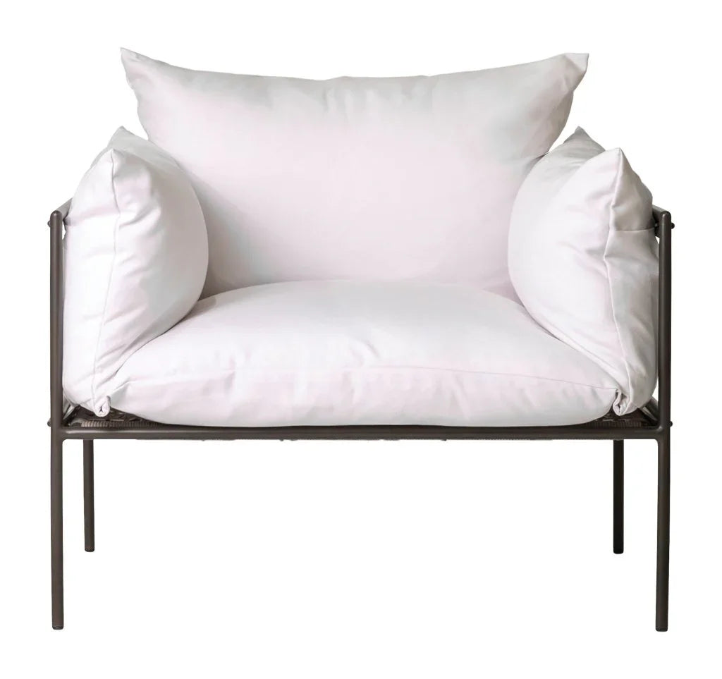Patinero Aluminum Charcoal Satin Patio Lounge Chair - LOOMLAN - Seasonal Living - Outdoor Lounge Chairs