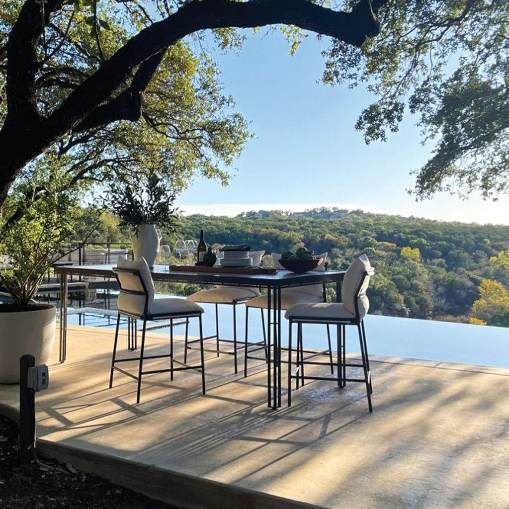 Patinero Aluminum Patio Counter Table - LOOMLAN - Seasonal Living - Outdoor Counter Tables