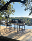 Patinero Aluminum Patio Counter Table - LOOMLAN - Seasonal Living - Outdoor Counter Tables