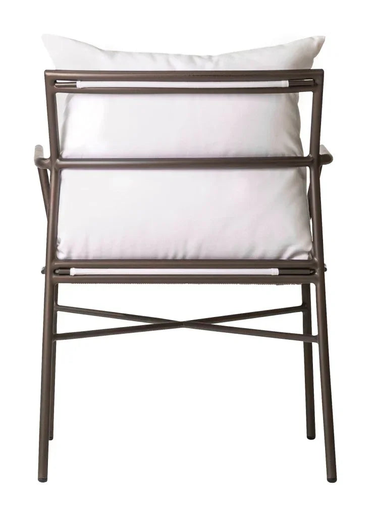 Seasonal Living Patinero Aluminum Patio Dining Arm Chair (Set Of 2)