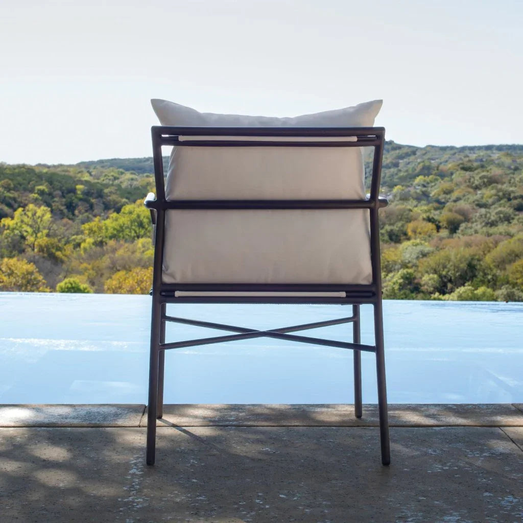 Seasonal Living Patinero Aluminum Patio Dining Arm Chair (Set Of 2)