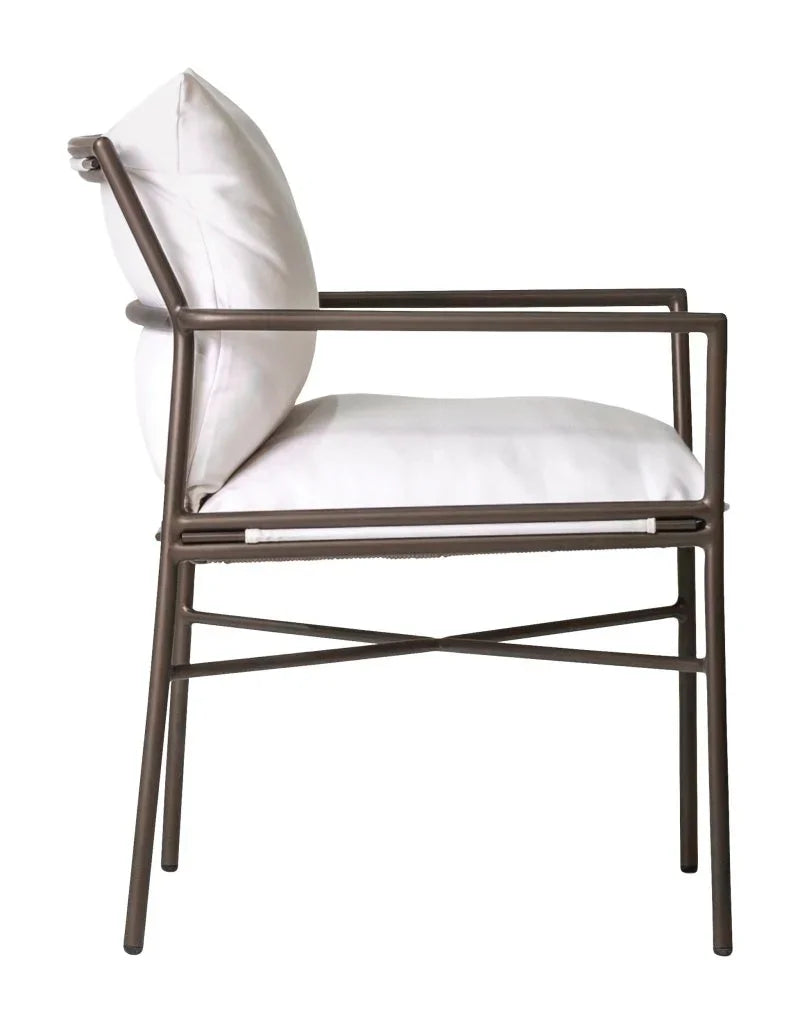Seasonal Living Patinero Aluminum Patio Dining Arm Chair (Set Of 2)